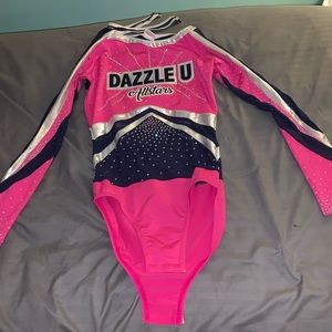 Dazzle U allstars cheer uniform